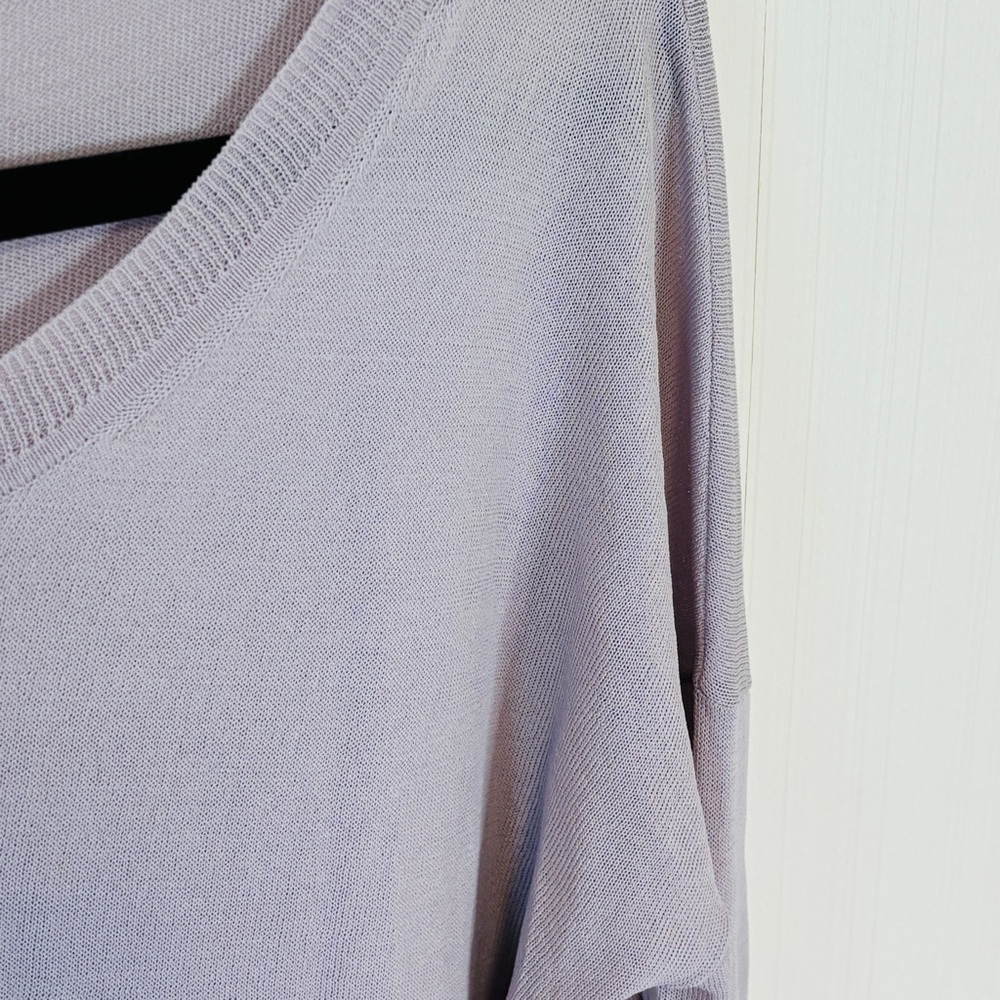 Aritzia Wilfred Merino Wool Sweater Purple Lilac Medium - Picture 4 of 9